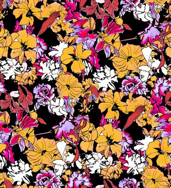 小碎花印花华亿平台图片