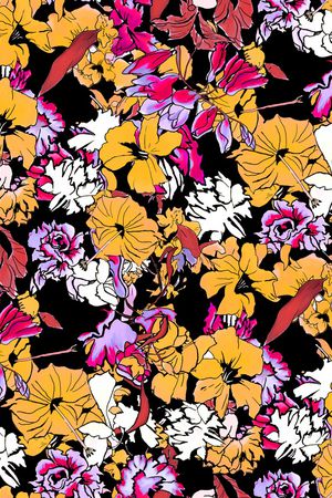 小碎花印花华亿平台图片