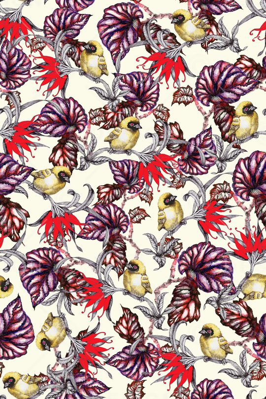 热带华亿平台印花华亿平台图片