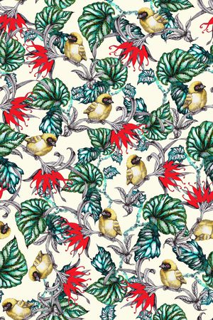 热带华亿平台印花华亿平台图片