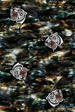 老虎头印花华亿平台图片