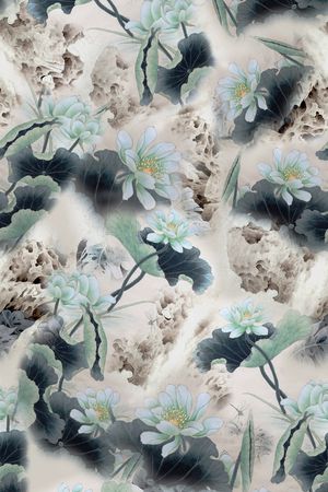 花朵印花华亿平台图片