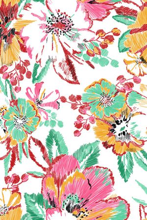 手绘印花华亿平台图片