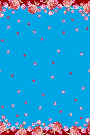 小碎花印花华亿平台图片