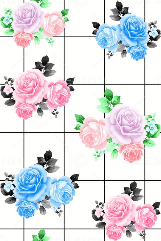 小方块印花华亿平台图片