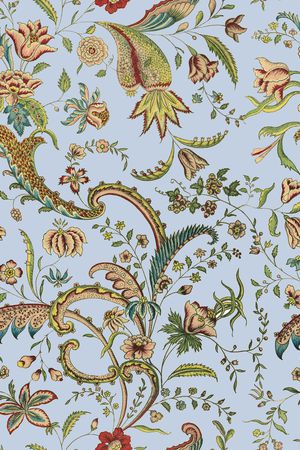 手绘花朵印花华亿平台图片