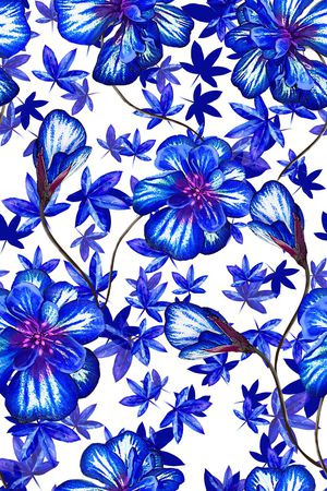 flowers印花华亿平台图片