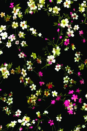 小碎花印花华亿平台图片