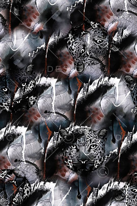 抽象纹理印花华亿平台图片