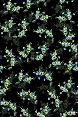 小碎花印花华亿平台图片