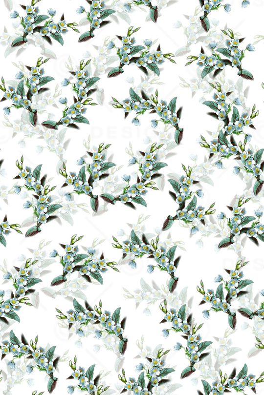 小碎花印花华亿平台图片