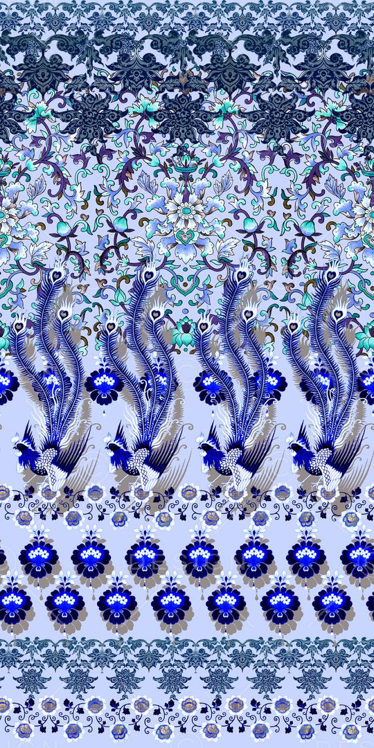 中国风印花华亿平台图片