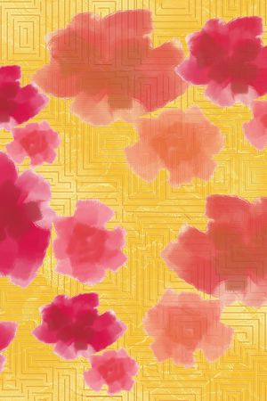 抽象印花华亿平台图片