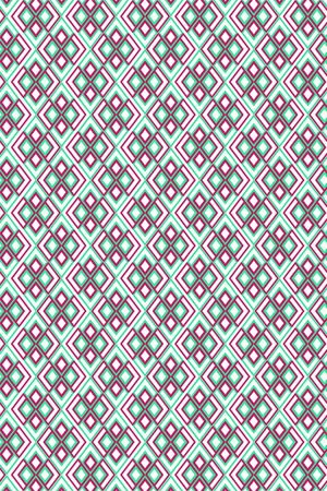 几何图案印花华亿平台图片