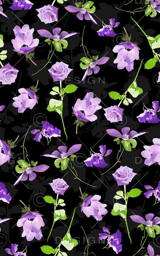 连衣裙印花华亿平台图片