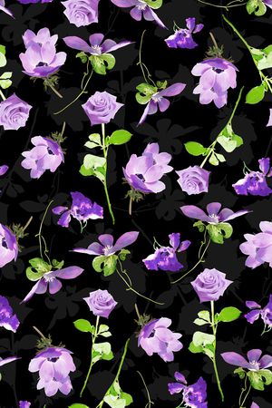 连衣裙印花华亿平台图片