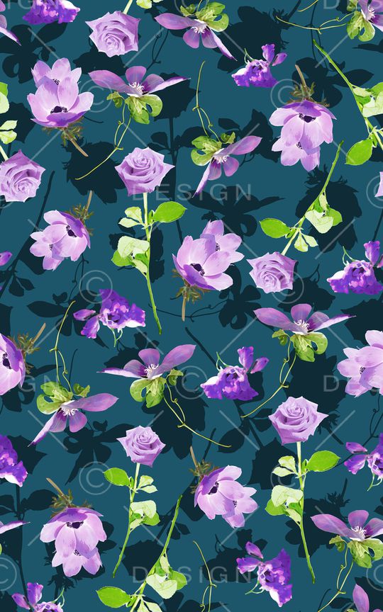 连衣裙印花华亿平台图片