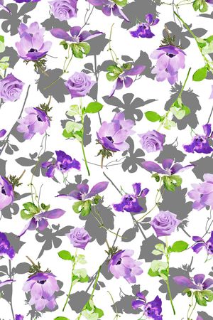 连衣裙印花华亿平台图片