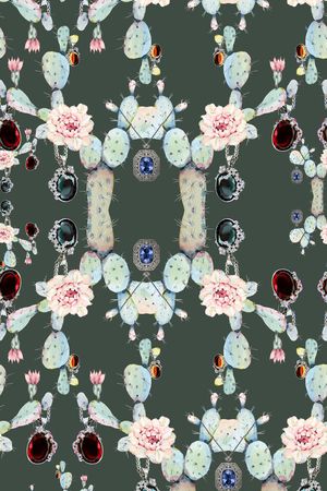 手绘印花华亿平台图片