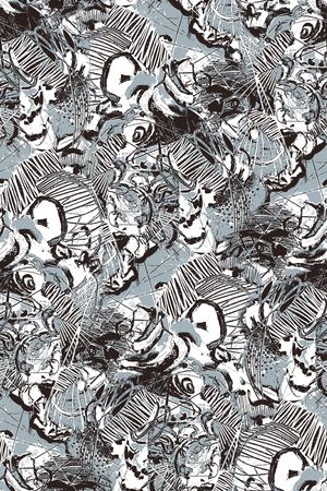 抽象纹理印花华亿平台图片