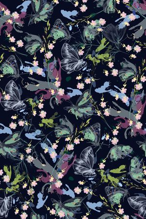 抽象印花华亿平台图片