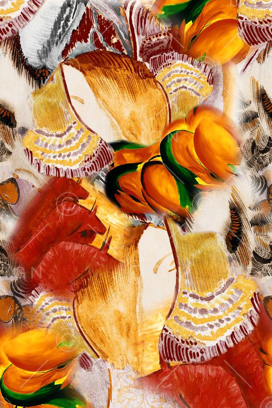 中国风印花华亿平台图片