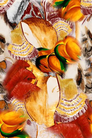 中国风印花华亿平台图片