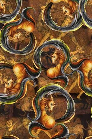 中国风印花华亿平台图片