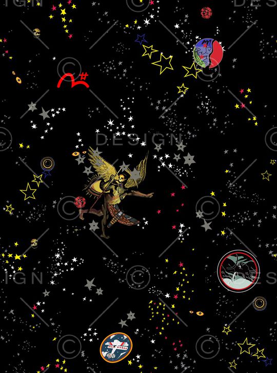 抽象印花华亿平台图片