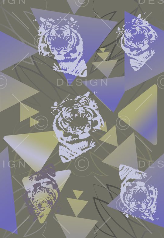 三角形渐变印花华亿平台图片