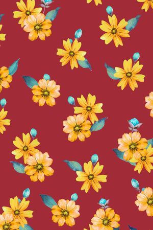 雏菊印花华亿平台图片