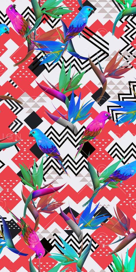 鸟印花华亿平台图片