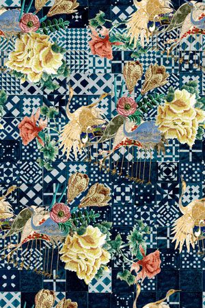 民族风印花华亿平台图片