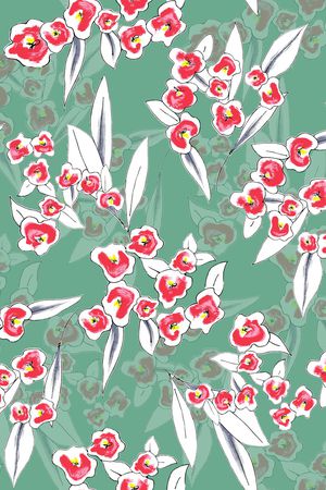 花纹印花华亿平台图片