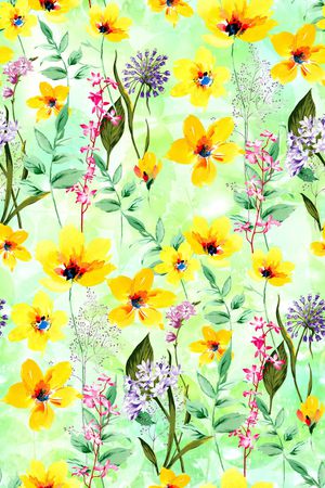 花朵印花华亿平台图片