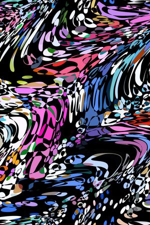 抽象肌理印花华亿平台图片