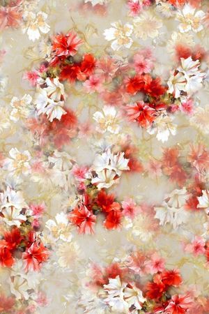 牡丹印花华亿平台图片