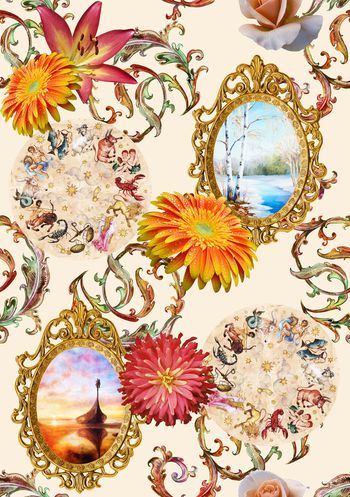 水彩印花华亿平台图片