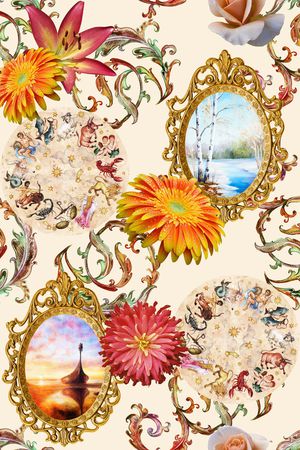 水彩印花华亿平台图片