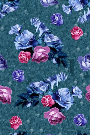 连衣裙印花华亿平台图片