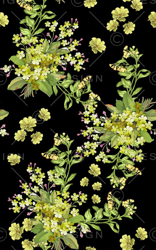 连衣裙印花华亿平台图片