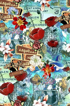 抽象印花华亿平台图片