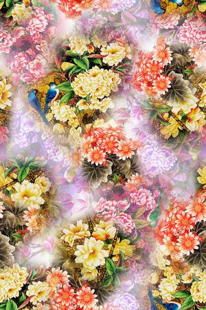 手绘印花华亿平台图片