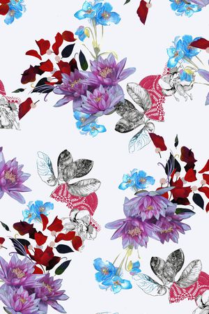 清新印花华亿平台图片