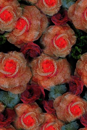 斑驳印花华亿平台图片