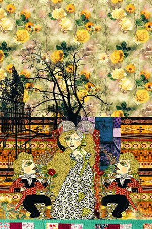 手绘印花华亿平台图片