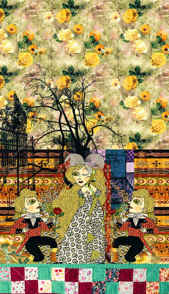 手绘印花华亿平台图片