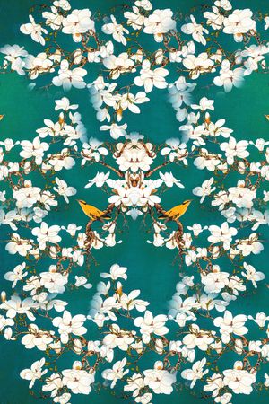 手绘印花华亿平台图片