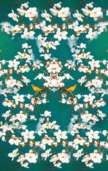 893077-手绘中国风郁金香花鸟1