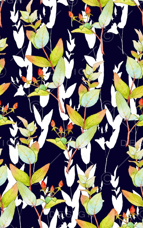 几何花卉印花华亿平台图片